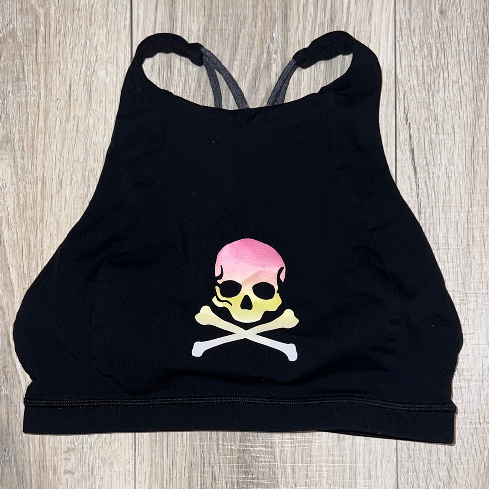 Lululemon black soul‎ cycle Free to be Serene Longline sports Bra